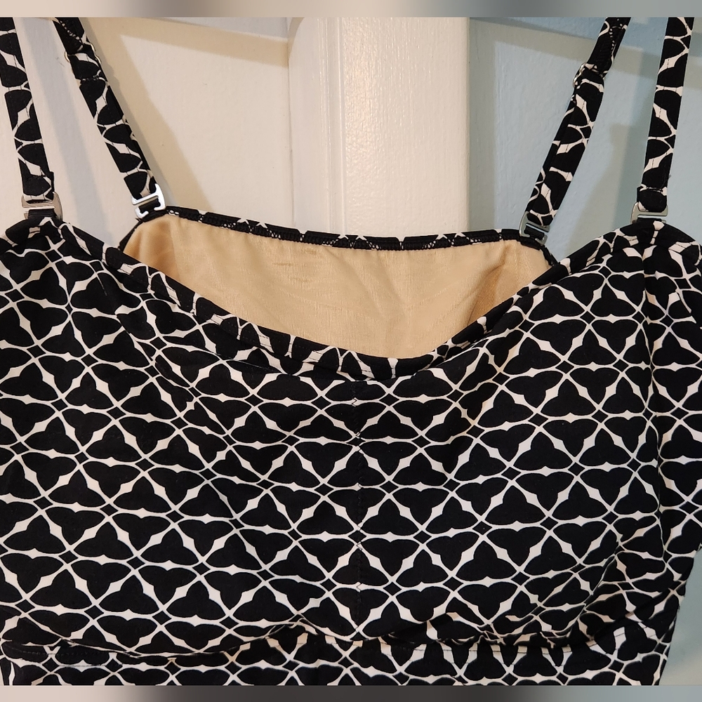 Women's Lands' End Swimsuit Set, Size Top L And Bottom M - Picture 4 of 16